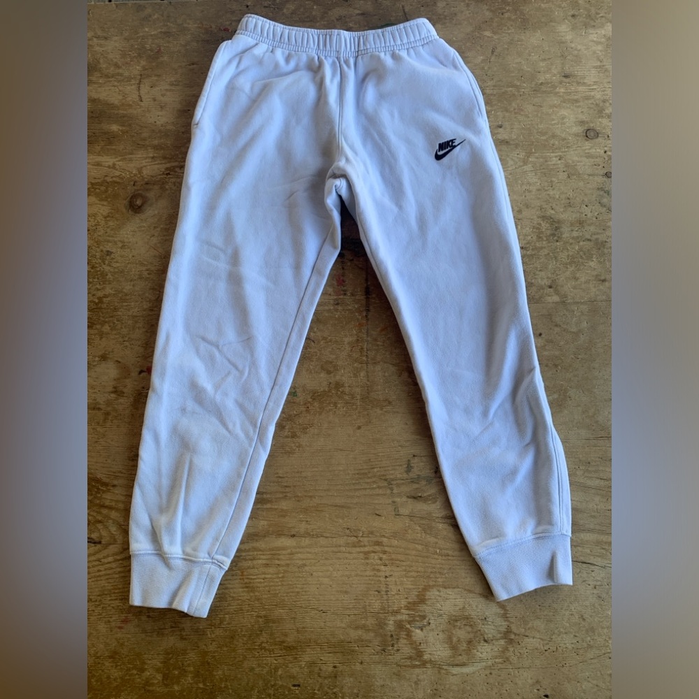 White Nike Joggers